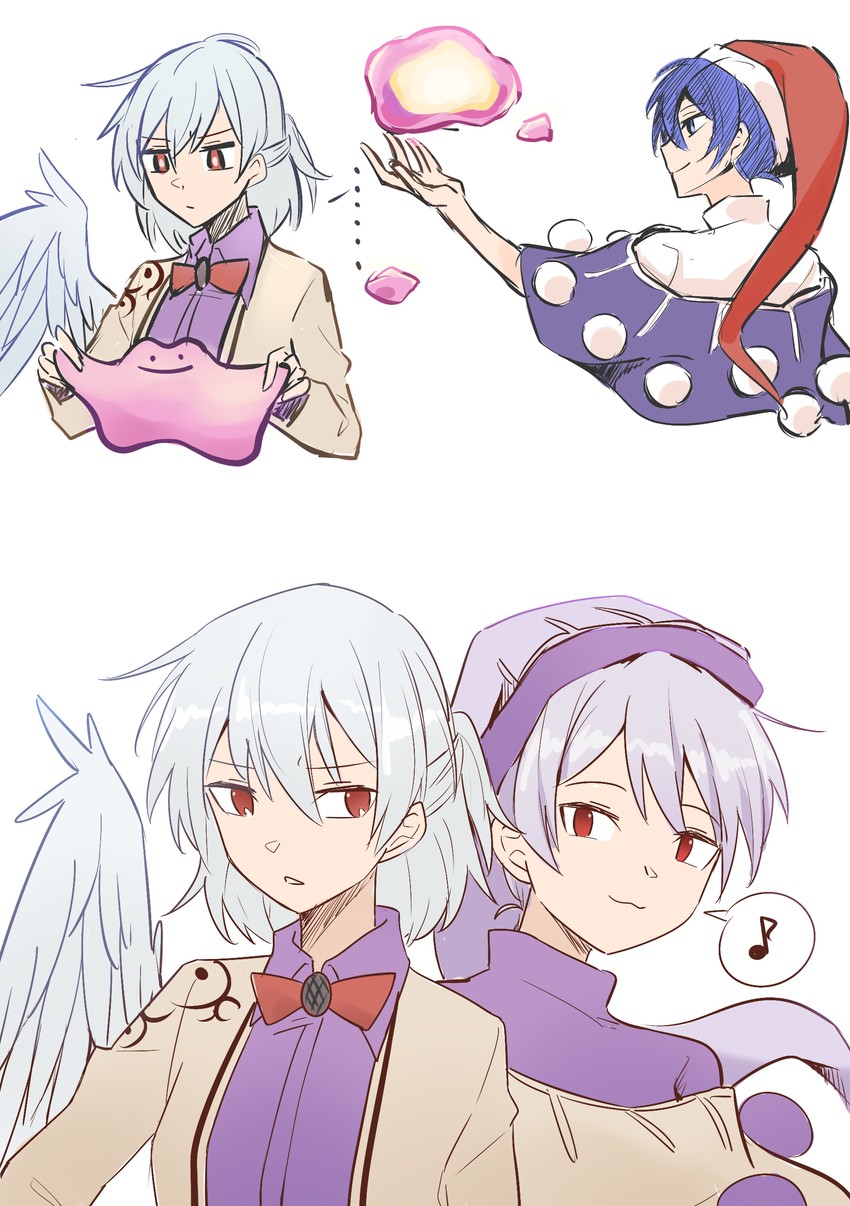 kishin sagume, doremy sweet, and ditto (touhou and 1 more) drawn by idaku