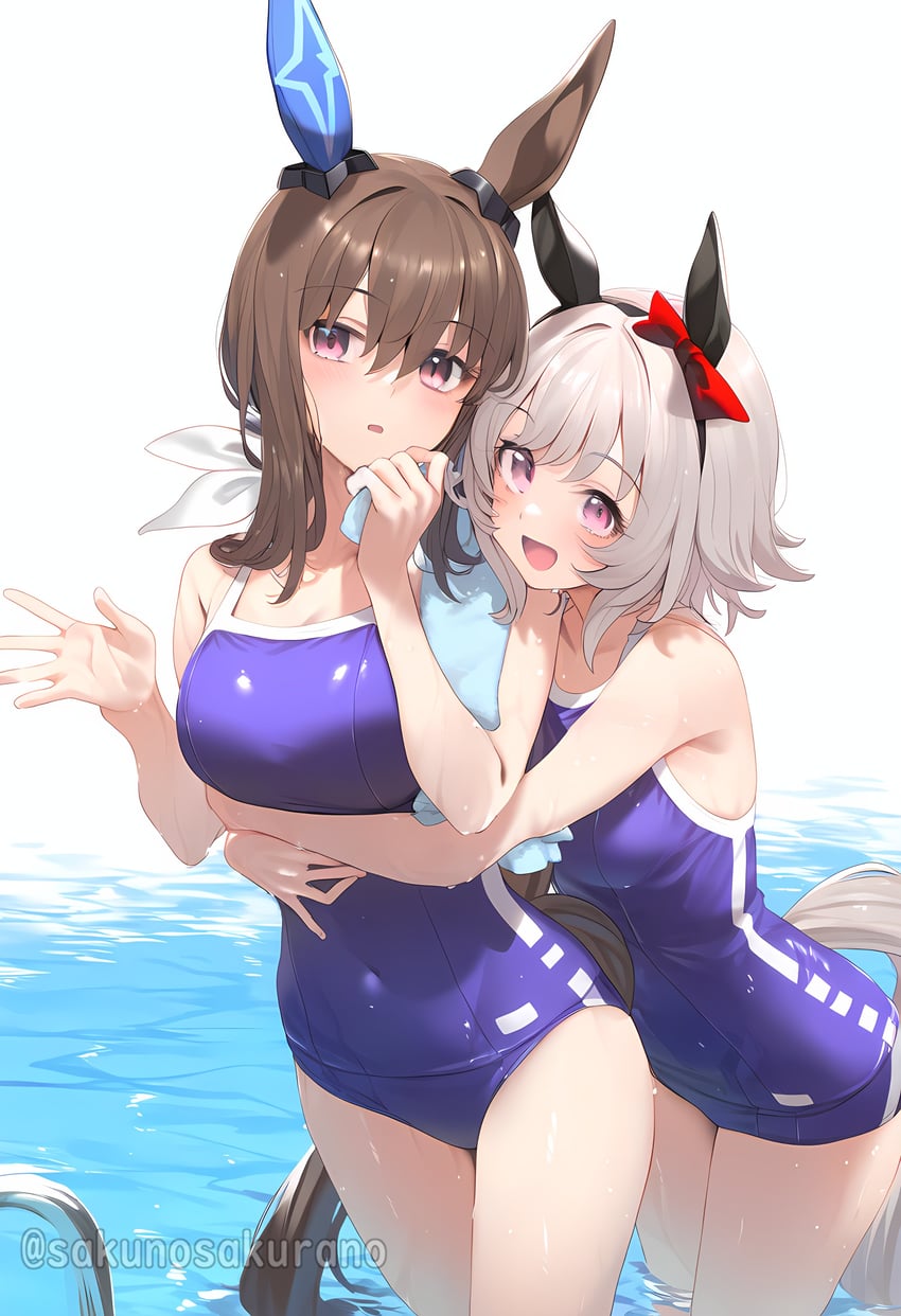 admire vega and curren chan (umamusume and 1 more) drawn by sakunosakurano