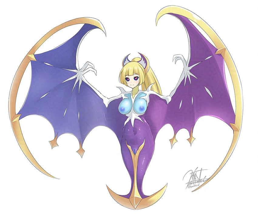 lillie and lunala (pokemon and 1 more) drawn by kirisaki_byakko