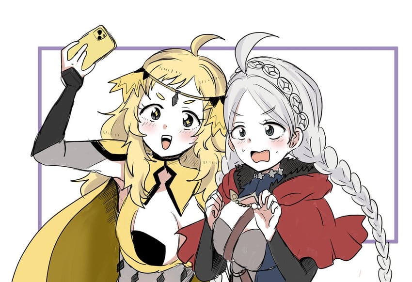 nina and ophelia (fire emblem and 1 more) drawn by norinori_omaru