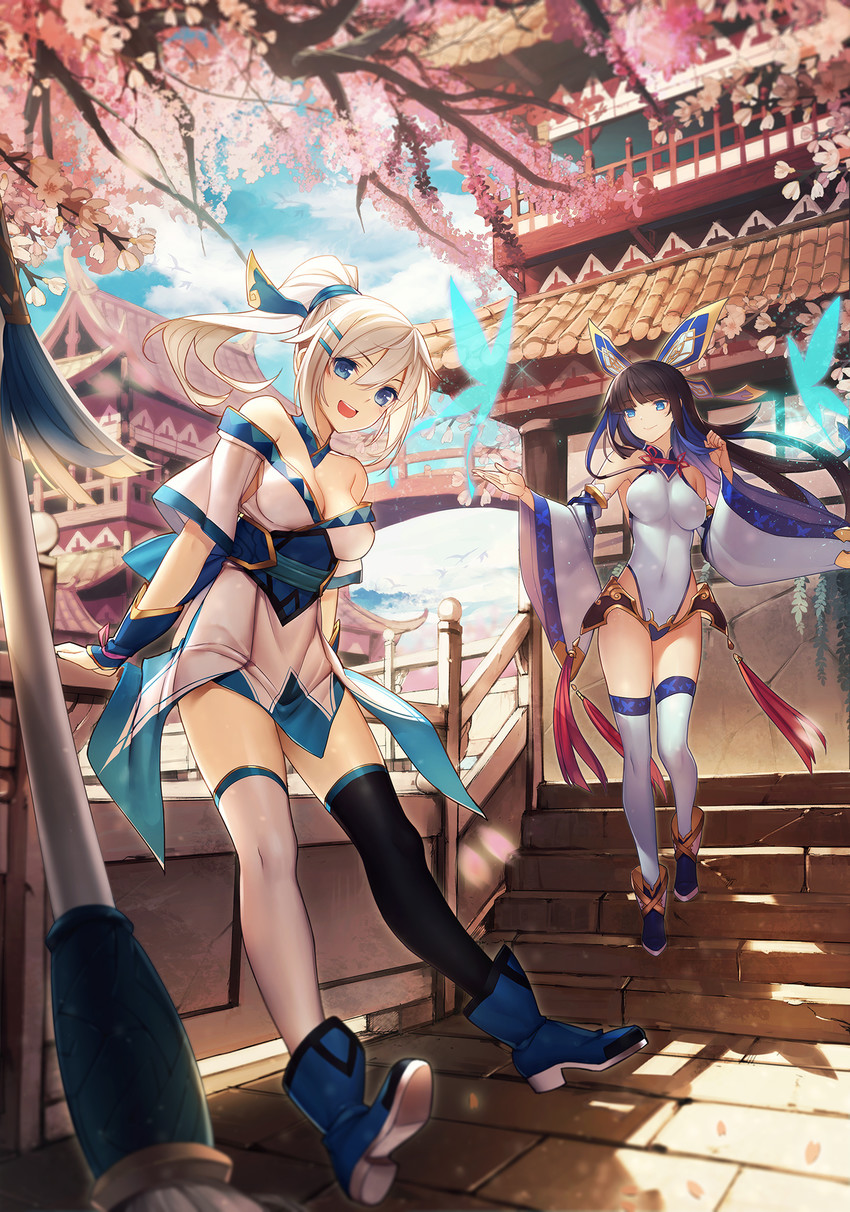 nie xiaoqian and li bai (sangai senki) drawn by pen_(steelleets)