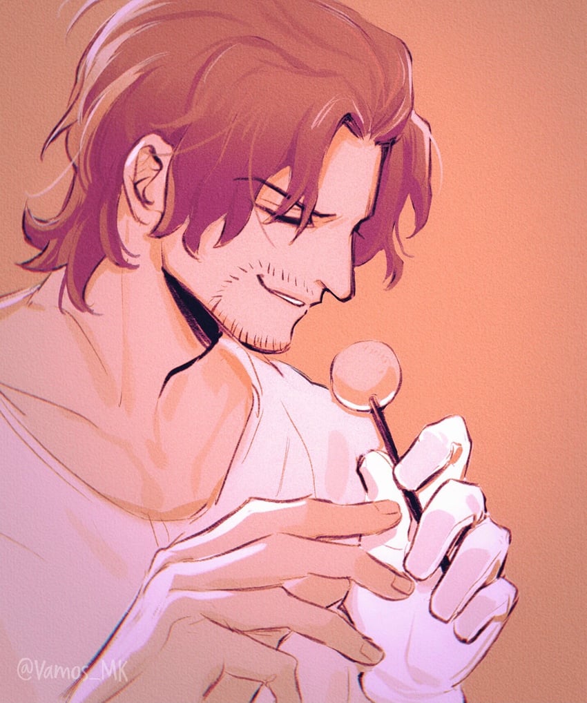 shanks and buggy the clown (one piece) drawn by vamos_mk