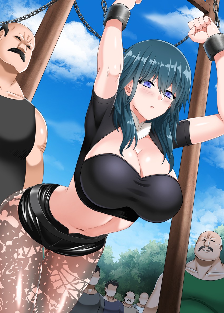 female byleth (fire emblem and 1 more) drawn by hellandheaven