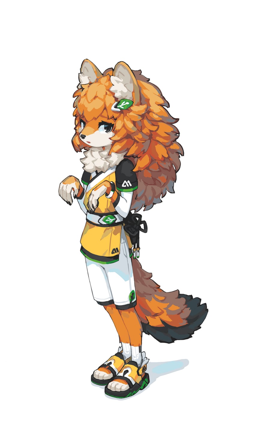 qiuye the spirit dhole (original and 1 more) drawn by tyson_tan