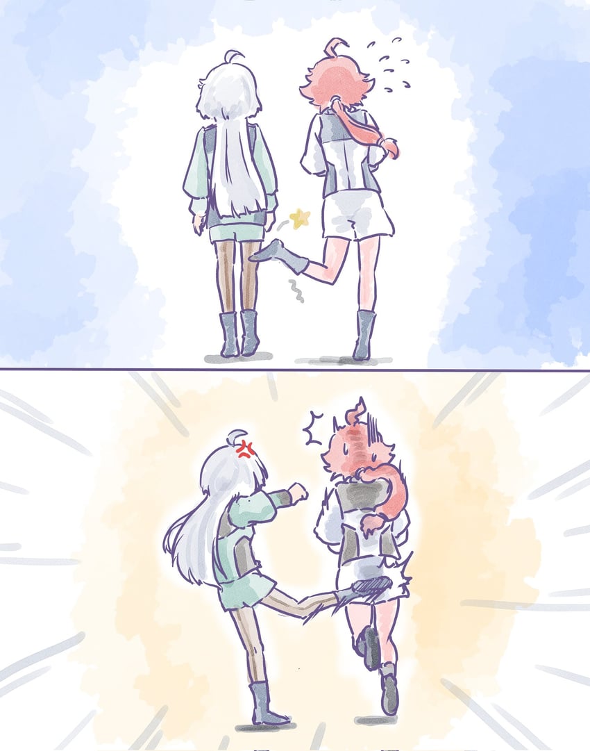 suletta mercury and miorine rembran (gundam and 2 more) drawn by ogasanart