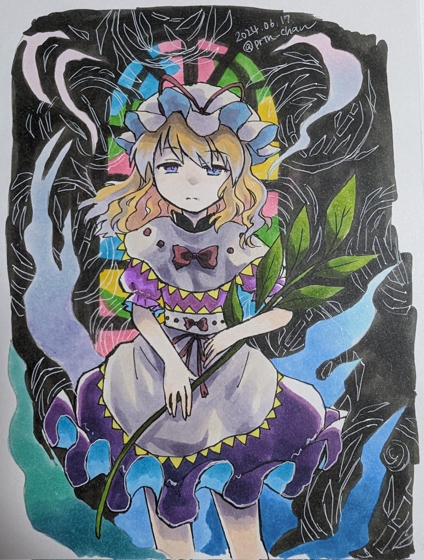 maribel hearn and nishida satono (touhou and 1 more) drawn by proton