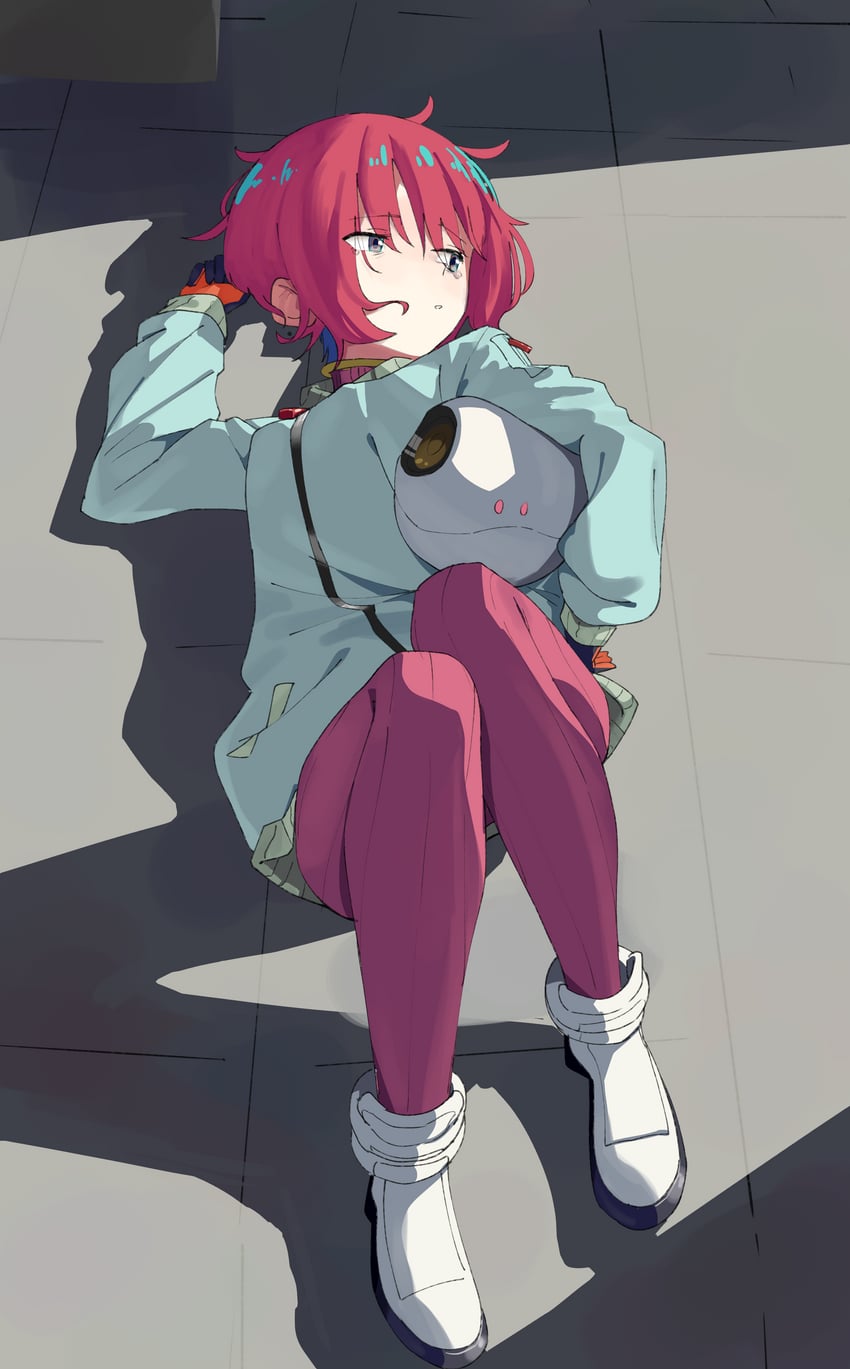 amate yuzuriha and haro (gundam and 1 more) drawn by fuse_gomame