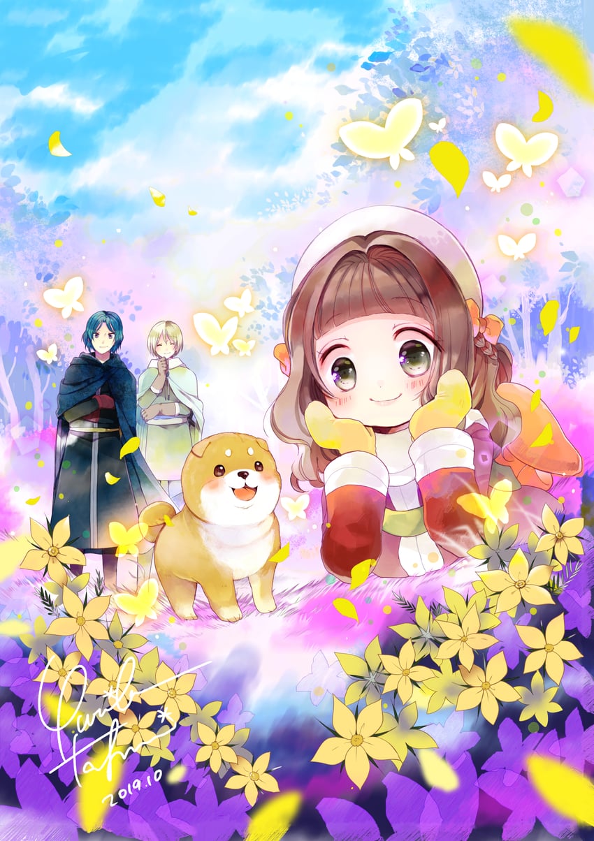 nefertima osphe, wilherd rega gache, and ralfreed osphe (isekai de mofumofu nadenade suru tame ni ganbattemasu) drawn by chs-tara