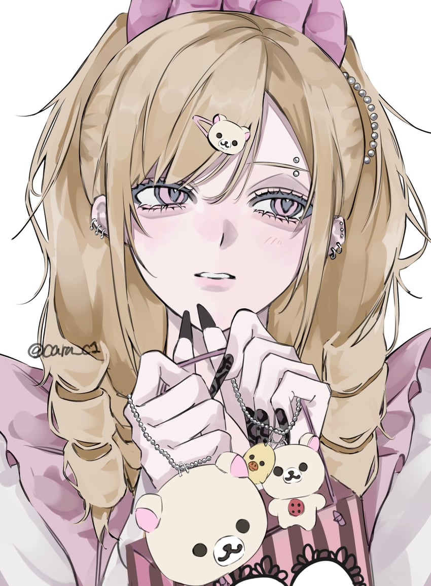 korilakkuma and kiiroitori (original and 1 more) drawn by caru_c1