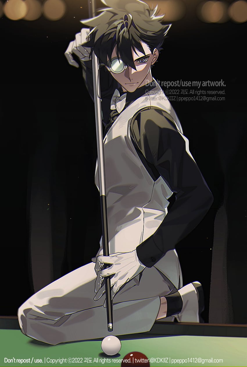 kuroba kaito (meitantei conan and 1 more) drawn by kidkuroba4869