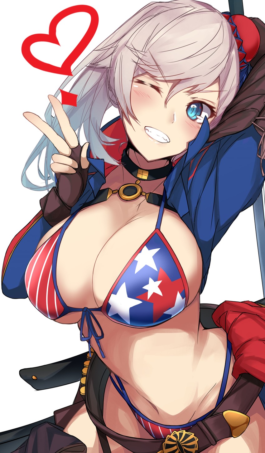 miyamoto musashi (fate and 1 more) drawn by nanakaku
