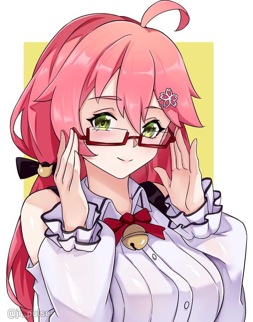 sakura miko (hololive) drawn by jrpulse