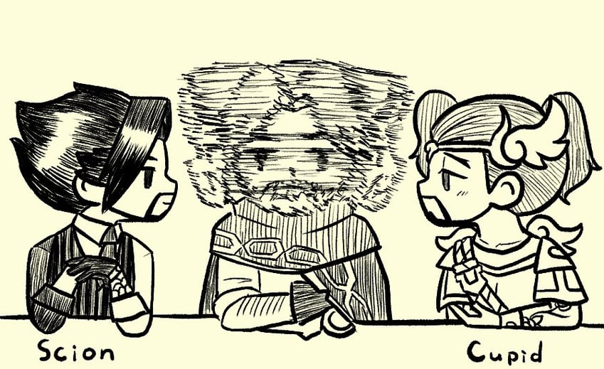 cassidy, hanzo, cupid hanzo, and scion hanzo (overwatch and 2 more) drawn by monolith_haniwa