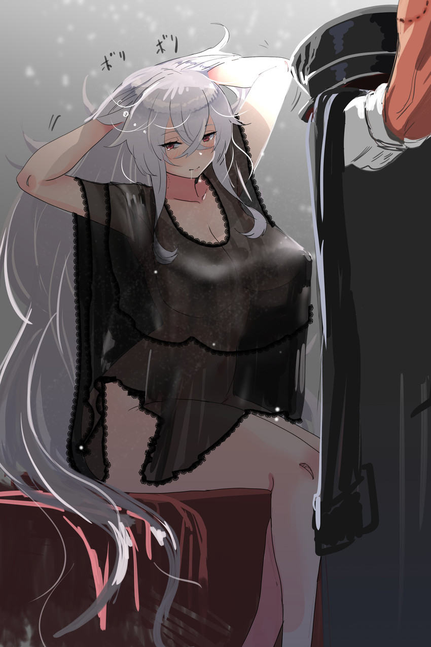 commander and graf zeppelin (azur lane) drawn by hey_taisyou