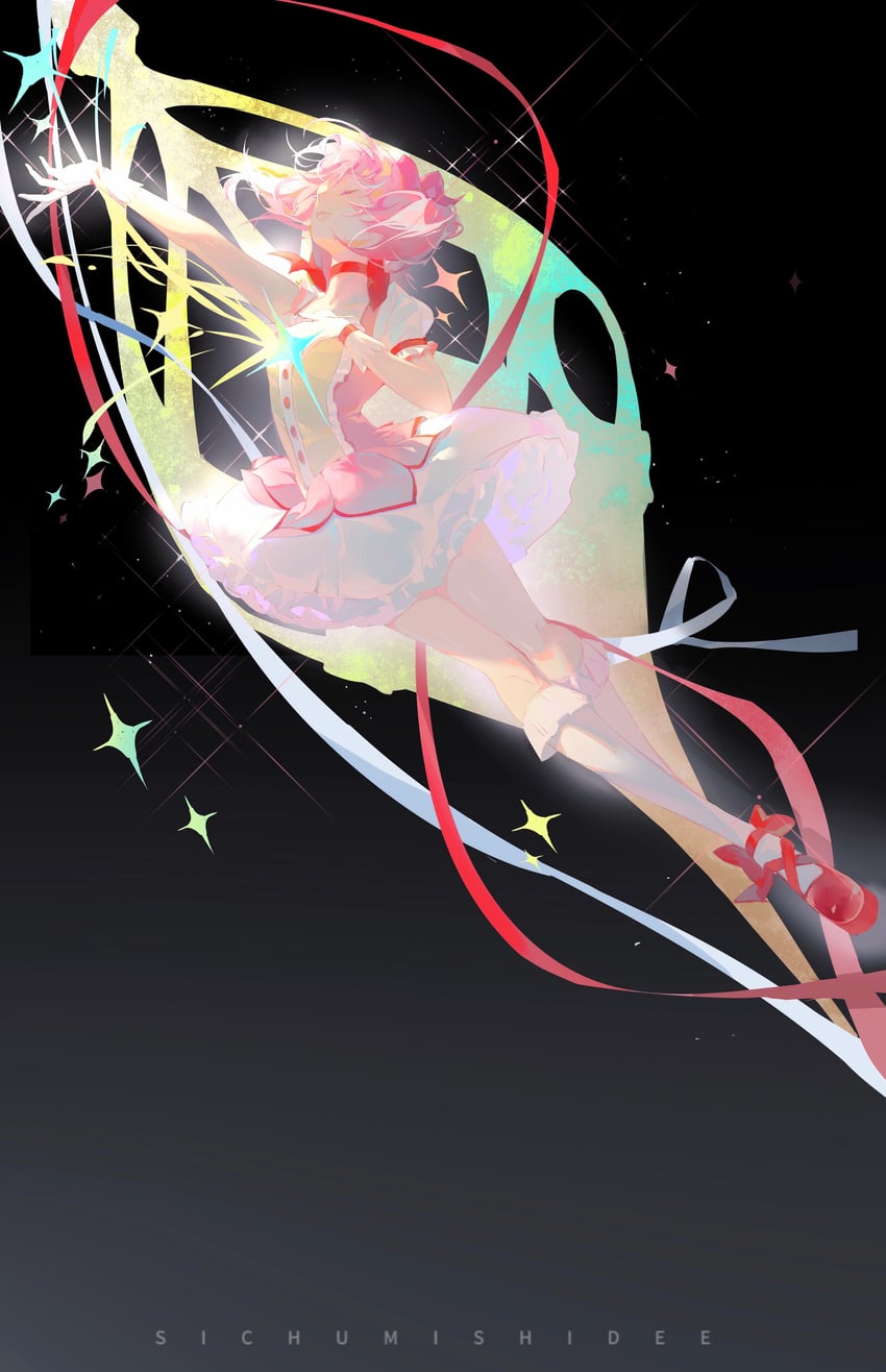kaname madoka (mahou shoujo madoka magica) drawn by sichu_mishi_de_da_e