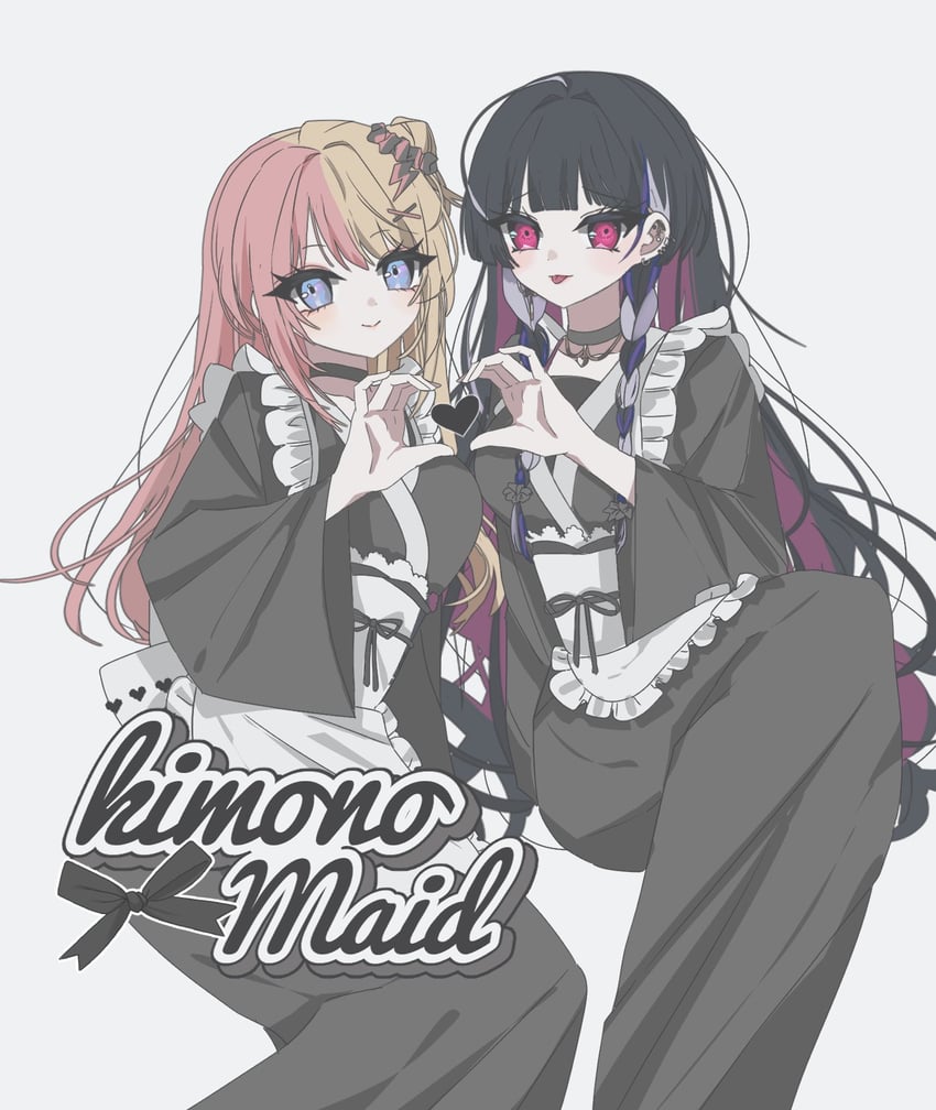 meloco kyoran and kotoka torahime (nijisanji and 1 more) drawn by gonyang
