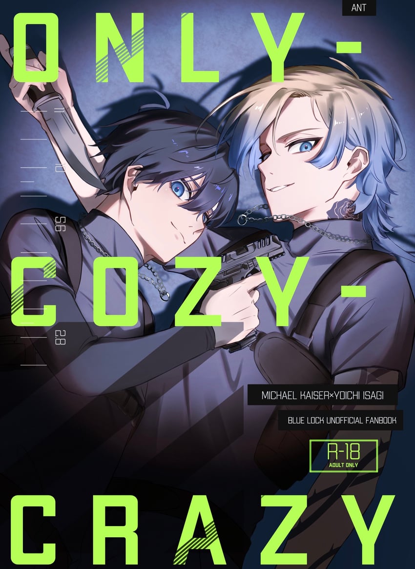 isagi yoichi and michael kaiser (blue lock) drawn by ant_(an_netsu)