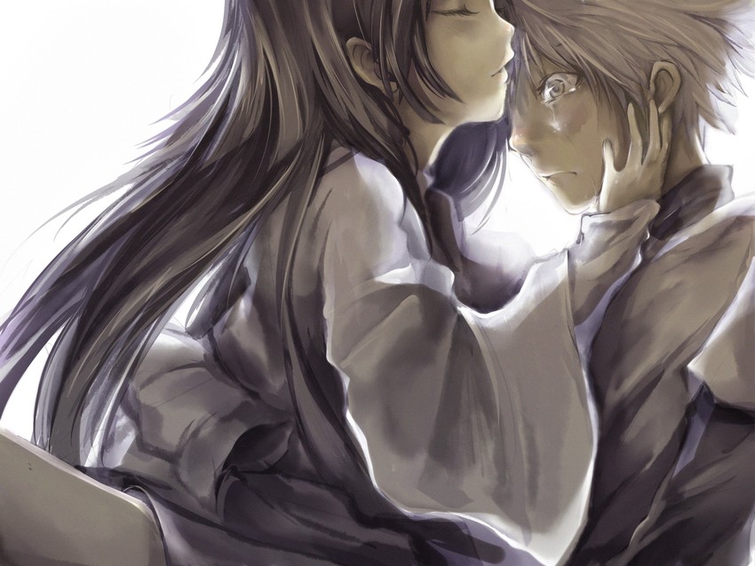 killua zoldyck and alluka zoldyck (hunter x hunter) drawn by dollyly21