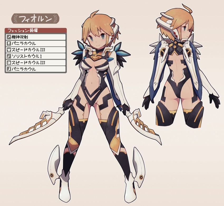 fiora and mecha-fiora (xenoblade chronicles and 1 more) drawn by lamb-oic029