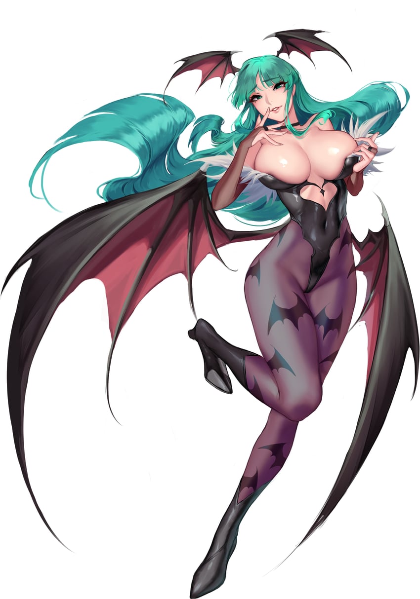 morrigan aensland (darkstalkers) drawn by cian_yo