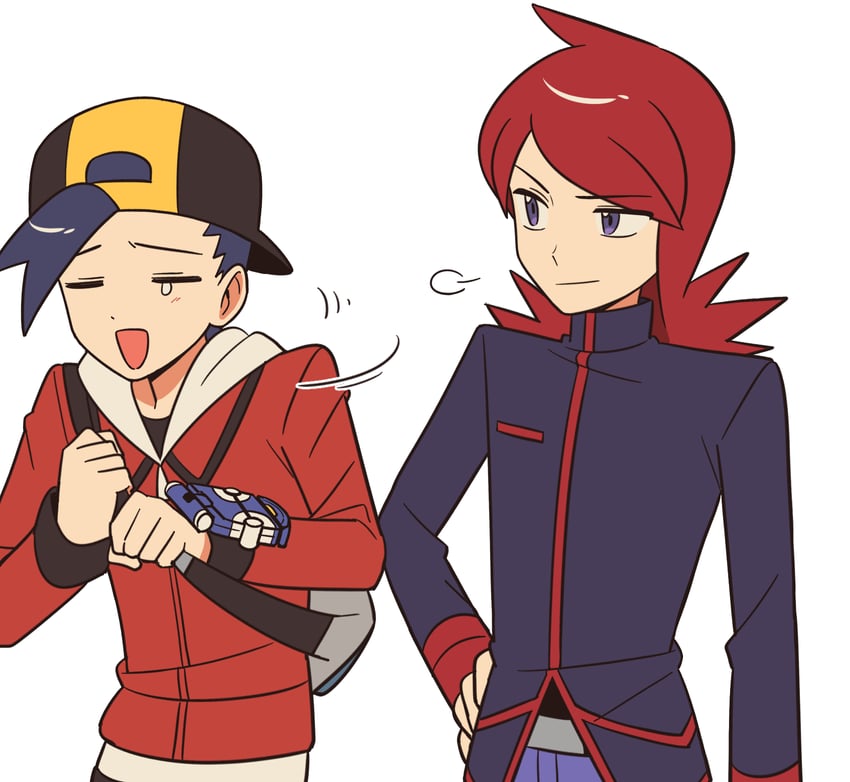 ethan and silver (pokemon and 1 more) drawn by chueog