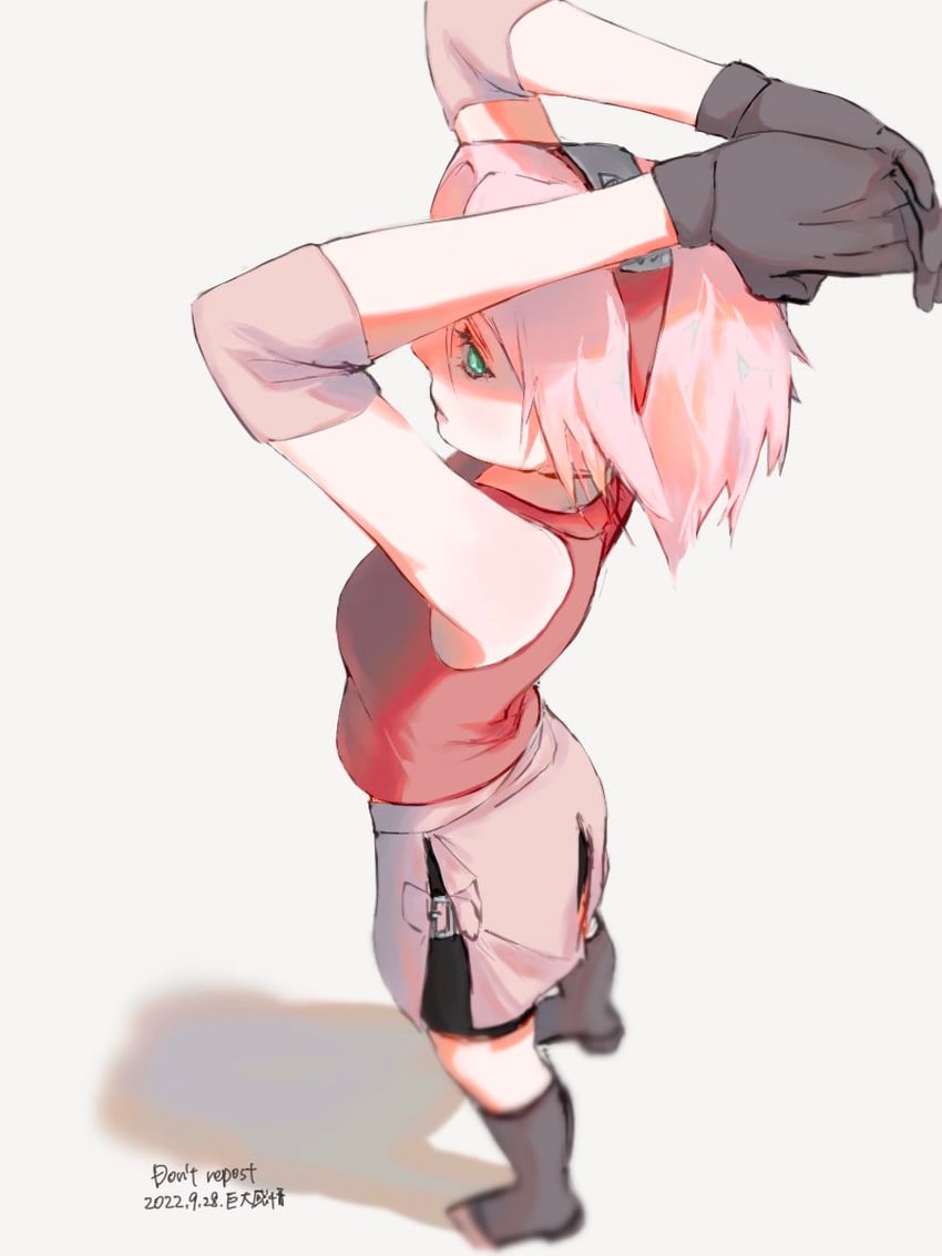 haruno sakura (naruto and 1 more) drawn by kyodaikanjou