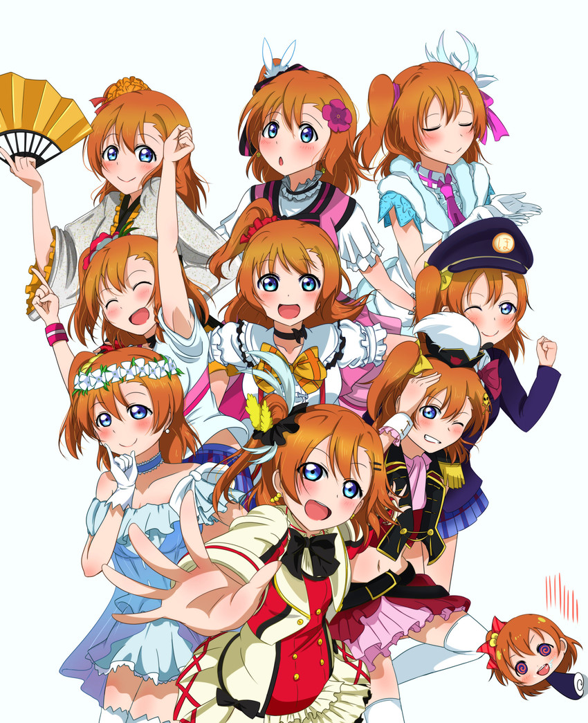 kosaka honoka (love live! and 1 more) drawn by honomask