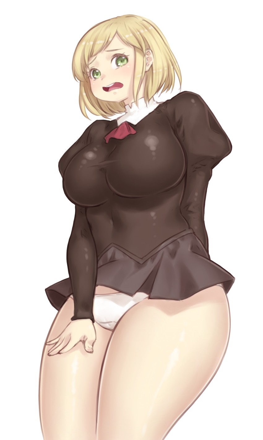 black delmo and misaki (aika and 1 more) drawn by evenia