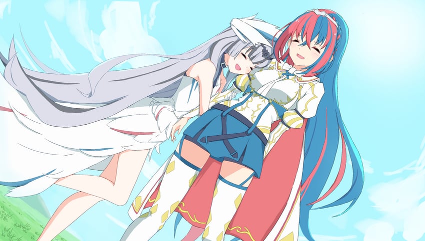 female alear and veyle (fire emblem and 1 more) drawn by kazami_doriru