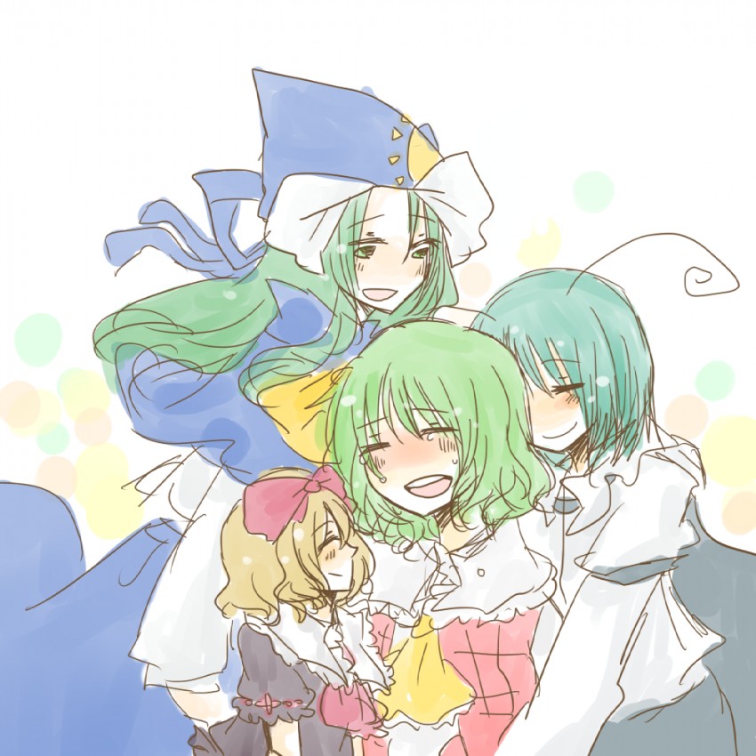 kazami yuuka, wriggle nightbug, medicine melancholy, and mima (touhou) drawn by kurebi