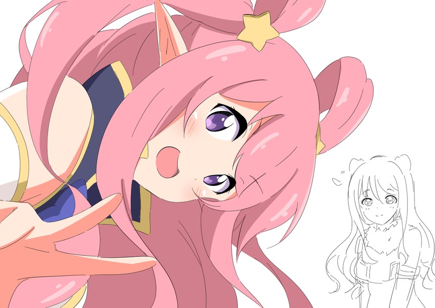 shiori and hatsune (princess connect!) drawn by kuroha_uma
