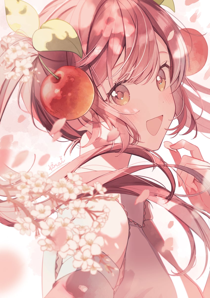 hatsune miku and sakura miku (vocaloid) drawn by kirari_0810