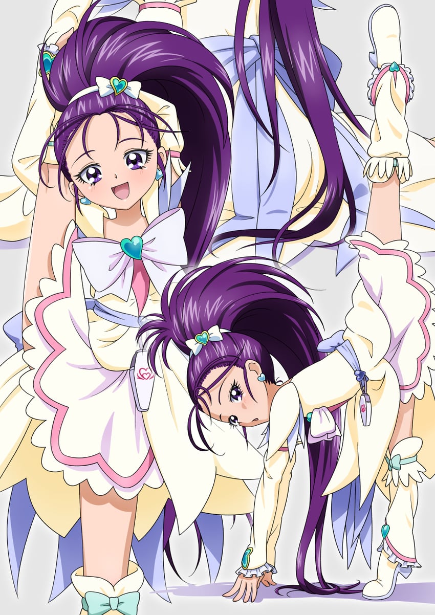 mishou mai and cure egret (precure and 1 more) drawn by tiler_(tiler00)