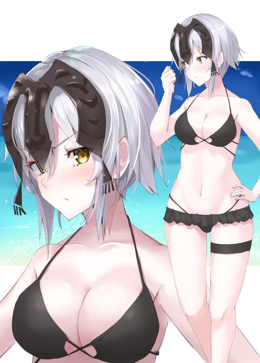 jeanne d'arc alter (fate and 1 more) drawn by hiyoko_(kokeko)