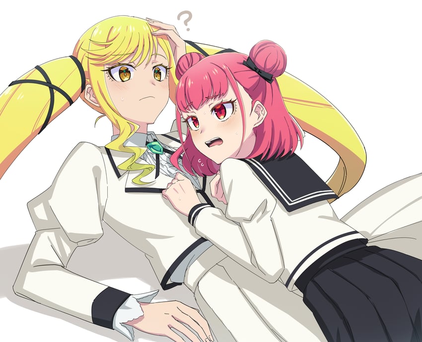 suzunomiya lilisa and suzunomiya alice (rock wa lady no tashinami deshite) drawn by aoki_shizumi