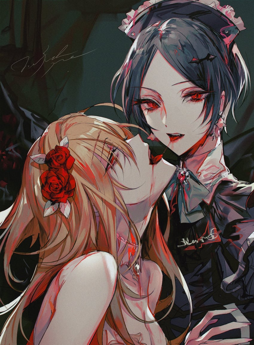 hayami kanade and kurosaki chitose (idolmaster and 1 more) drawn by coxxco12