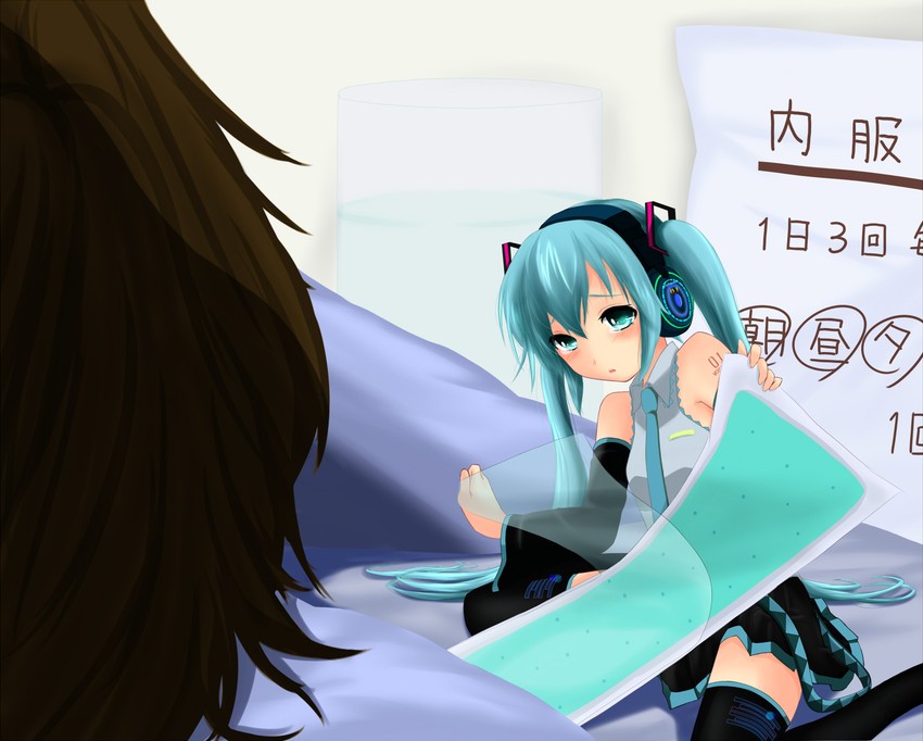 hatsune miku (vocaloid) drawn by terun