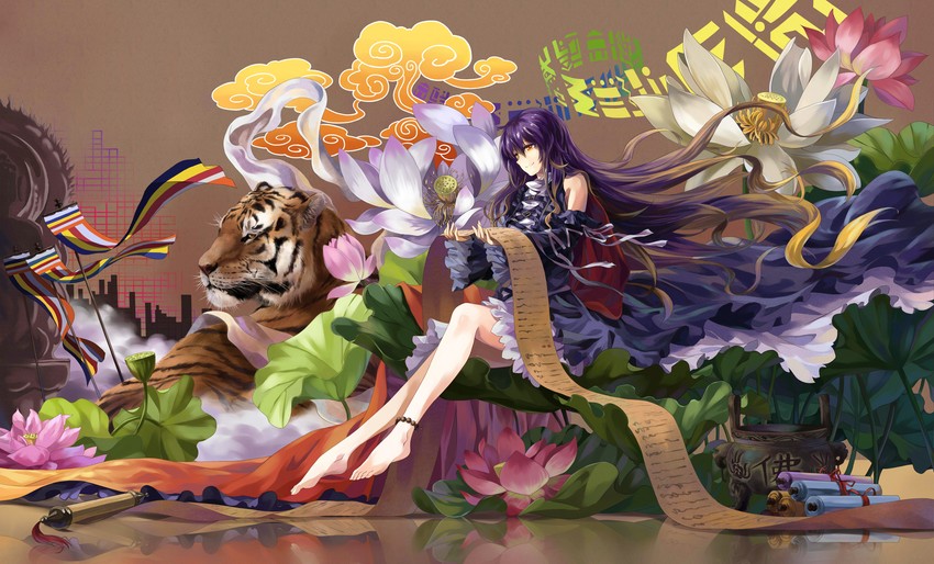 hijiri byakuren and toramaru shou (touhou) drawn by neko_(yanshoujie)