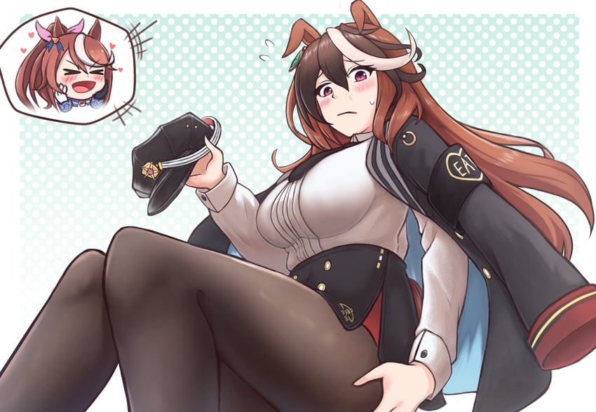 tokai teio, symboli rudolf, haruna, and tadokoro azusa (blue archive and 1 more) drawn by destinyuu081