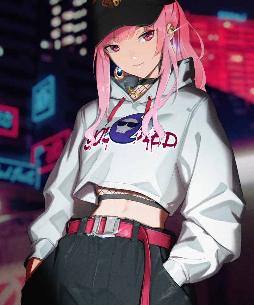mori calliope (hololive and 1 more) drawn by hiko_(hiko224556)