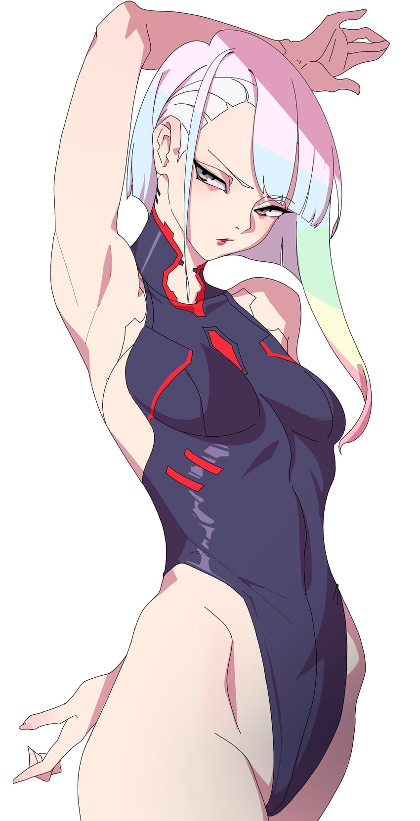 lucy (cyberpunk and 1 more) drawn by cloudy_rain4