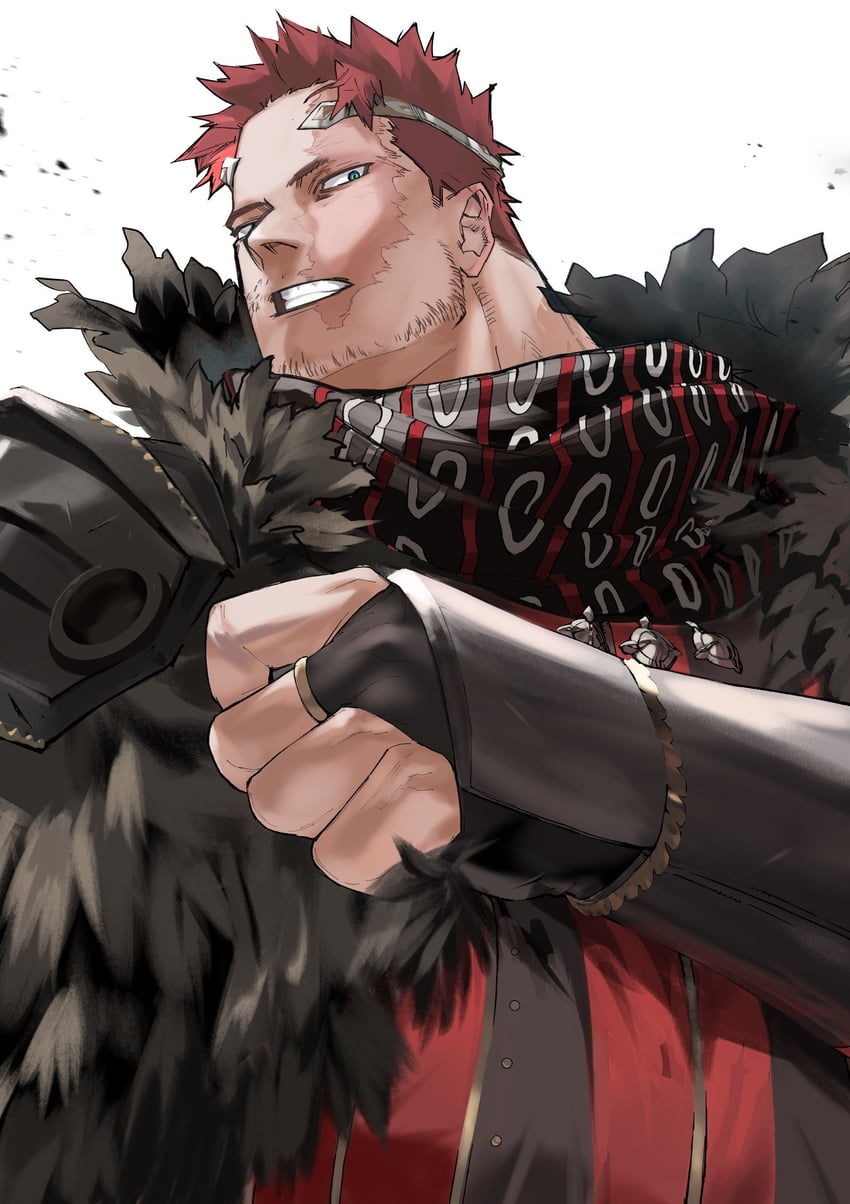 endeavor (boku no hero academia) drawn by migi_(mm86262394)