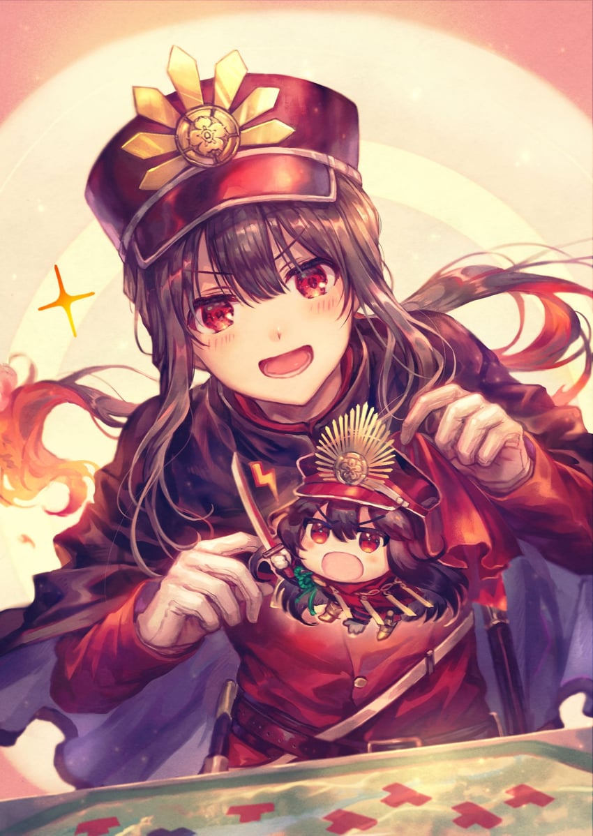 oda nobunaga and oda nobukatsu (fate and 1 more) drawn by magic_chocolate