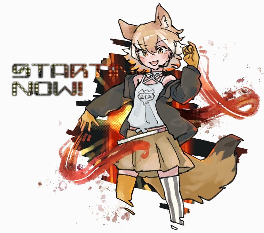 coyote (kemono friends and 1 more) drawn by toki_reatle