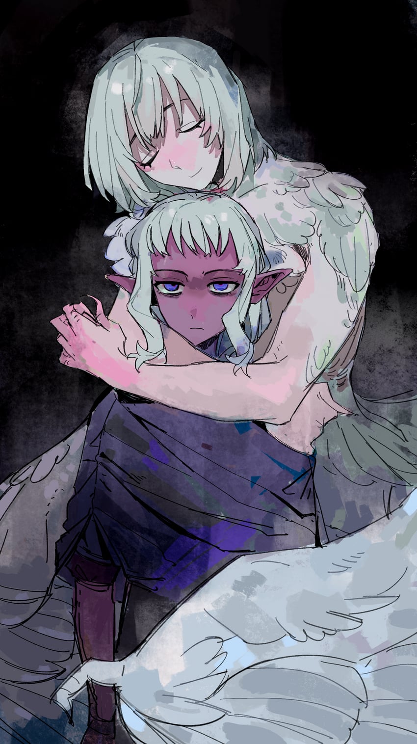 falin touden and thistle (dungeon meshi) drawn by xinjinjumin_0034310