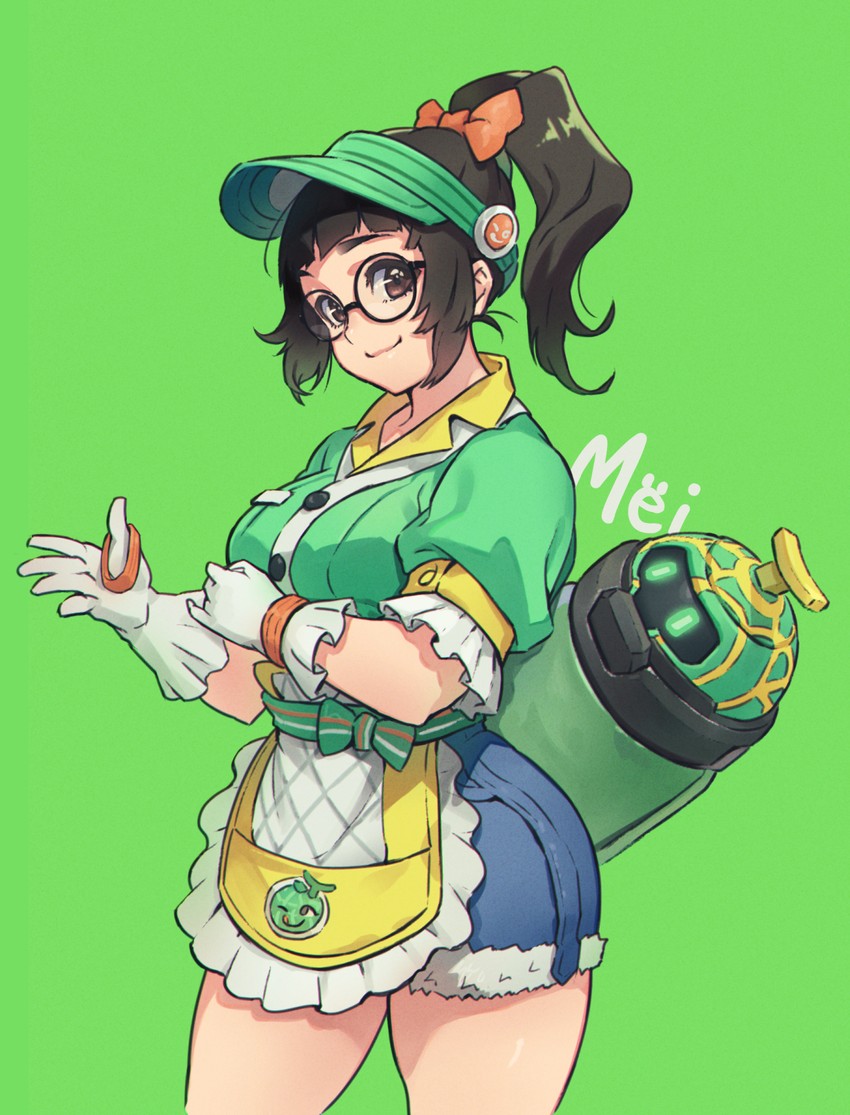 mei, snowball, and honeydew mei (overwatch and 1 more) drawn by nishikawa_eito