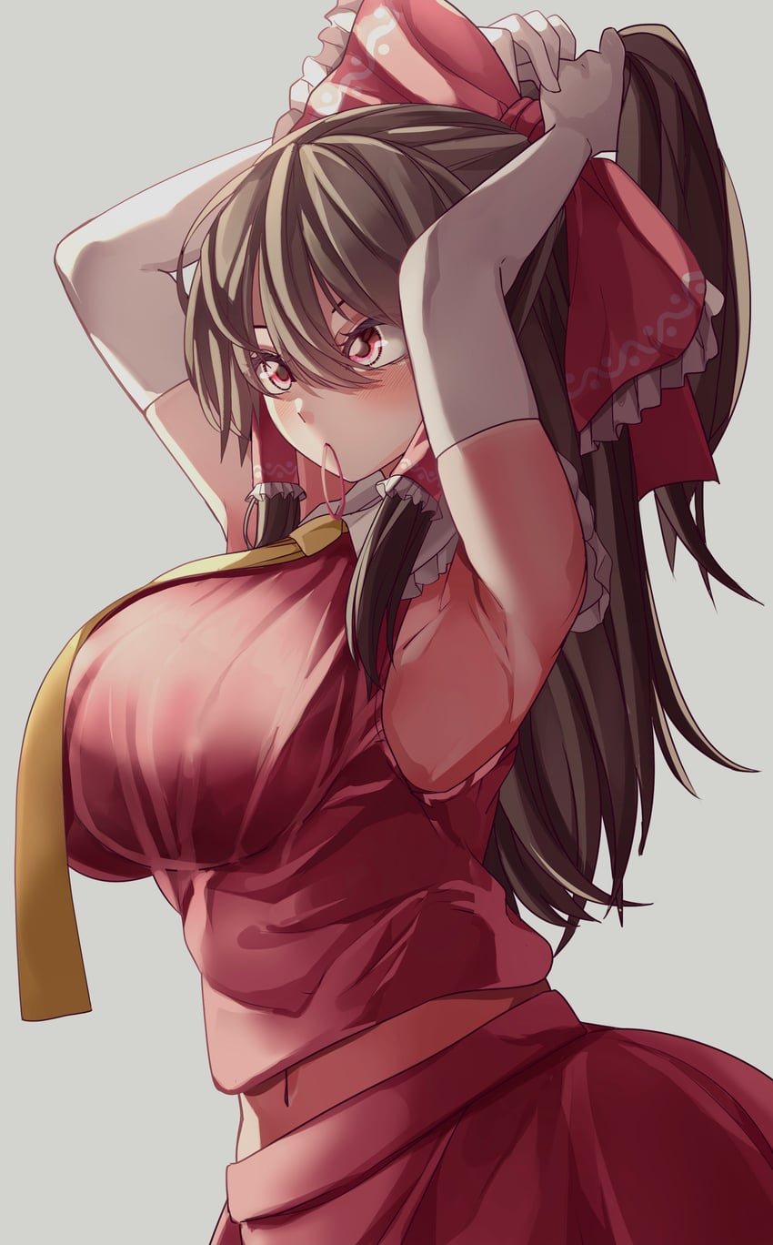 hakurei reimu (touhou) drawn by mahoro_(minase_mahoro)