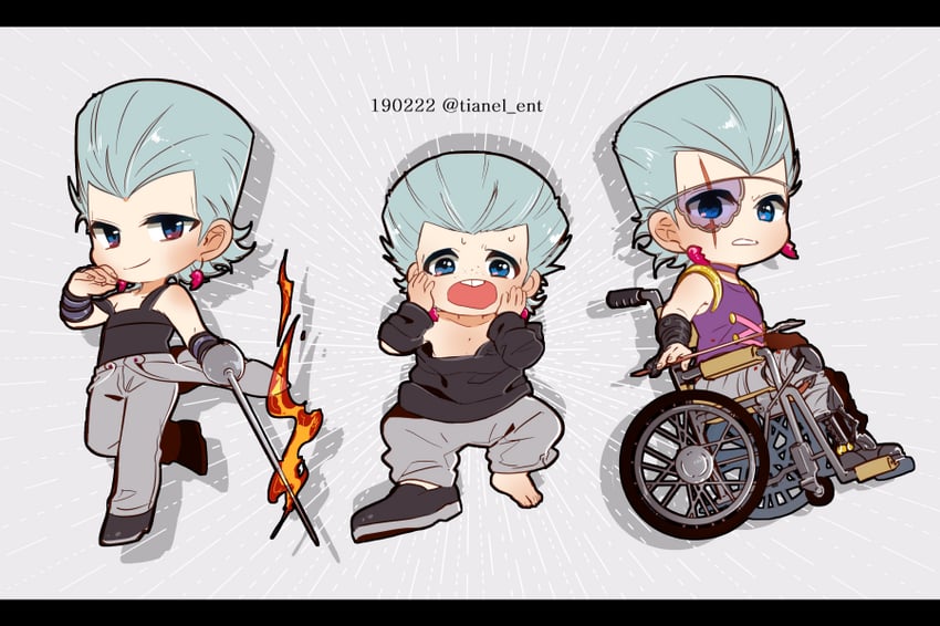 jean pierre polnareff (jojo no kimyou na bouken and 2 more) drawn by tianel_ent