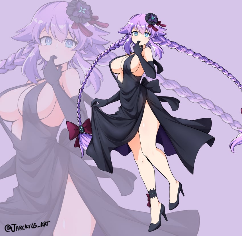 purple heart (neptune and 1 more) drawn by jarckius