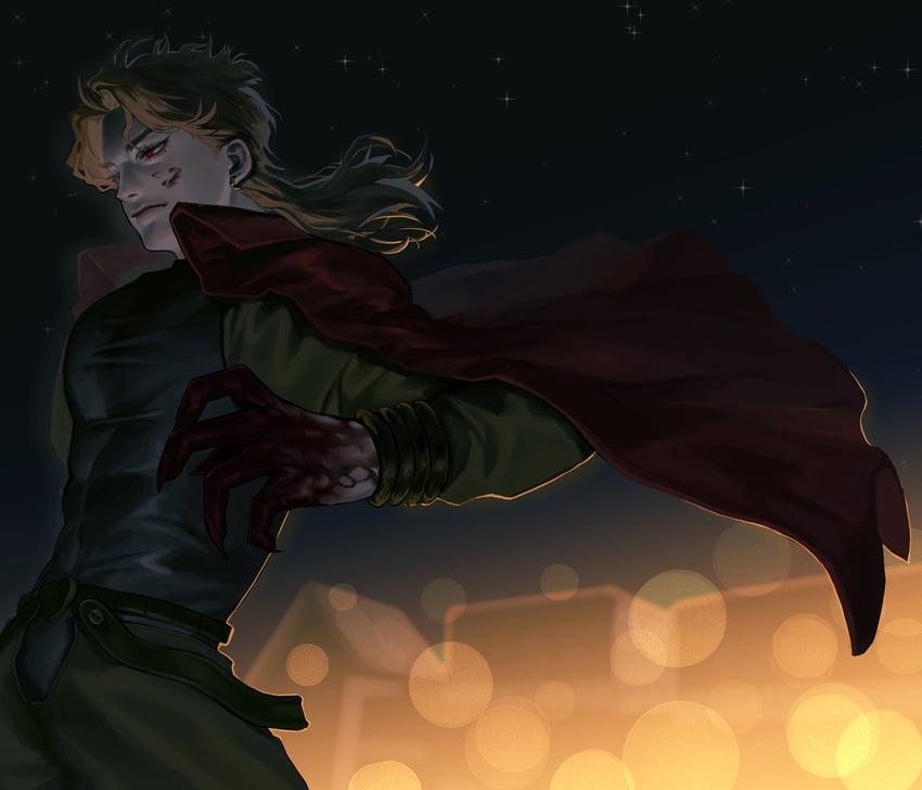 dio brando (jojo no kimyou na bouken and 1 more) drawn by shira_jdj